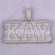 Diamond jewelry pendant made with lab grown diamonds in 14 kt white gold with vvs clarity-Gurukrupa-Gems
