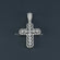 Elegant Cross Pendant with Round-Cut 14 kt white gold Lab-Grown Diamonds for christian beliefs cross pendant-Gurukrupa-Gems