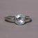 Embrace elegance with our rose cut diamond ring crafted in 14kt white gold with a labgrown diamond Gurukrupa-Gems