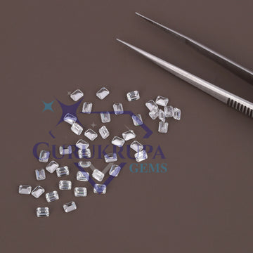 Emerald cut brilliant quality def color vvs vs grade excellent cut lab grown loose diamonds-Gurukrupa-Gems