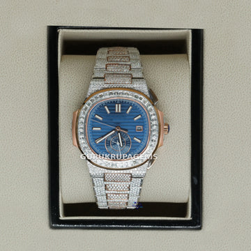 Experience the latest trend with classy watches in stainless steel timepiece with VVS clarity lab-grown diamonds Gurukrupa-Gems