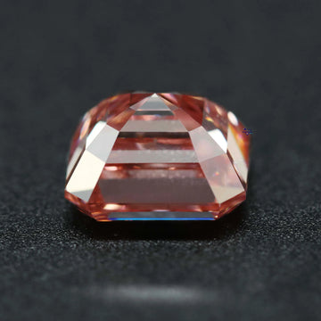 Exquisite Asscher-Cut Loose Diamond, Treated to a Captivating Pink Hue To Be Cherished for Generations to Come-Gurukrupa-Gems