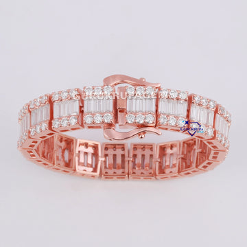 Fancy bracelets for unisex custom made hip hop jewelry design vvs clarity Gurukrupa-Gems