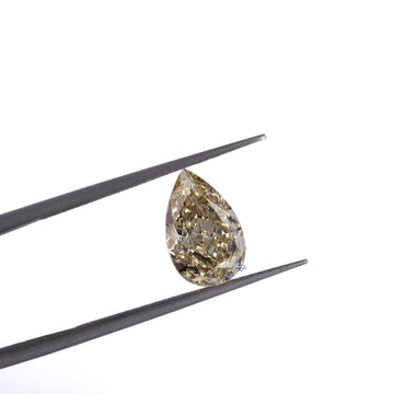 Find your perfect sparkle with our yellow color pear cut loose lab-grown diamonds in vvs clarity-Gurukrupa-Gems