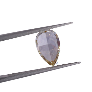Find your perfect sparkle with our yellow color pear cut loose lab-grown diamonds in vvs clarity-Gurukrupa-Gems