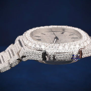 Full white buss down diamond for watch Gurukrupa-Gems
