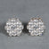 Full white wedding gift occasion earrings Gurukrupa-Gems