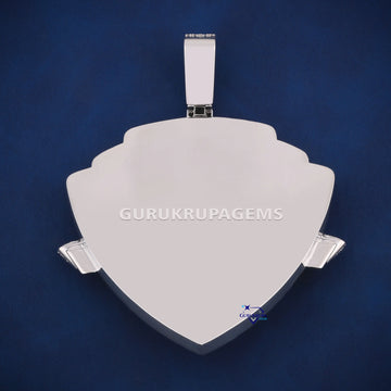 Fully baguette made hip hop diamond pendants custom logo engraved Gurukrupa-Gems