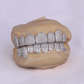 High Quality Hip Hop Diamond Grillz For Mens-Gurukrupa-Gems