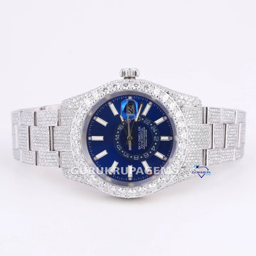 Highest selling hip hop VVS clarity branded diamond watch for men Gurukrupa-Gems