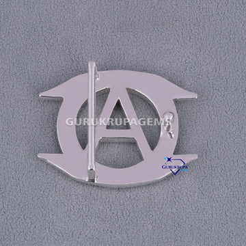 Hip hop black and white diamond custom letter belt buckle Gurukrupa-Gems