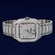 Hip hop rainbow color dial diamond wrist watch for men crafted in stainless steel with vvs clarity diamonds Gurukrupa-Gems