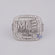 Hip hop ring for classy look fully customized made in 14 kt gold moissnaite diamonds Gurukrupa-Gems