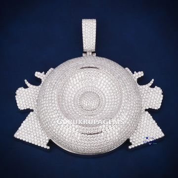 Hiphop custom made unisex diamond pendant with vvs clarity d color Gurukrupa-Gems