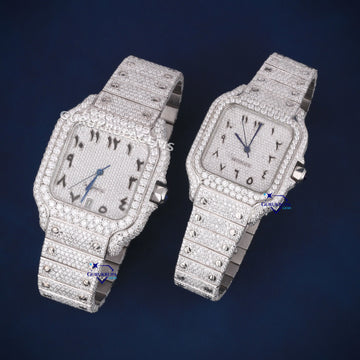 His and hers couple watch valentines gift buss down Gurukrupa-Gems