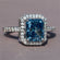 Hot selling solitaire diamond ring in 14 kt white gold with VVS clarity diamonds for engagement or party-Gurukrupa-Gems