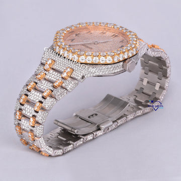 Hot selling wholesale price watch crafted in stainless steel with high quality labgrown diamonds trending collection Gurukrupa-Gems