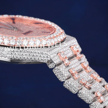 Iced Out Diamond Luxury Mens Watches with Real Diamonds Two Tone Silver Yellow All New Watches Sale for Mens Womens (Copy) Gurukrupa-Gems