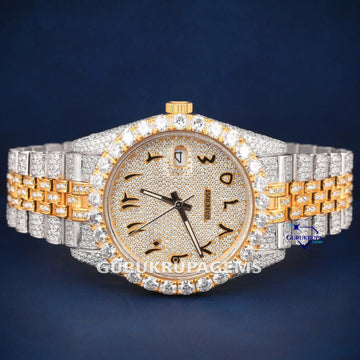 Two tone roman dials buss down pass tester diamond watch (Copy) Gurukrupa-Gems