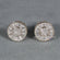 Lab Created Tapered Baguette Diamond With 14 KT White Gold Earring For women with vvs clarity diamonds