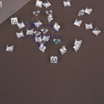 Lab grown IGI certified princess cut diamonds excellent grade vvs vs clarity top quality suppliers-Gurukrupa-Gems