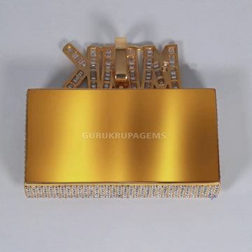 Luxurious jewelry in 14 KT lab grown diamond pendant for men with vvs clarity diamonds Gurukrupa-Gems