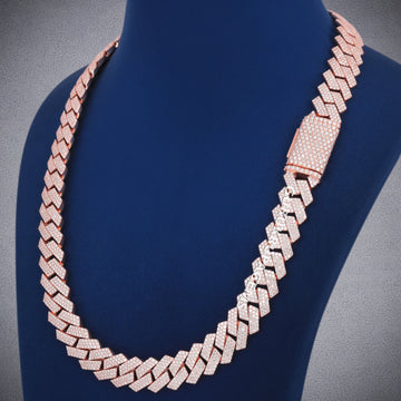 Luxury 16mm VVS Baguette Moissanite Custom Made Silver Iced Out Cuban Miami Link Heavy New Chain Necklace (Copy) Gurukrupa-Gems