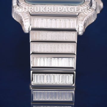 Luxury Fully Customized Iced Out Rainbow Design Roman Numerical Dial Watch for Unisex Mens Wrist Watches Gurukrupa-Gems