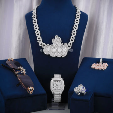 Mega custom jewelry deals for chain pendant rings clock and sunglasses Gurukrupa-Gems