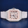 Mens Hip Hop Diamond Watches Roman Dial Fully Iced Out Diamond Silver Custom Watches for Ladies (Copy) Gurukrupa-Gems