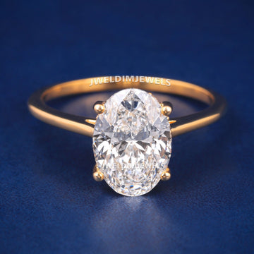 Mens Womens Single 1.5Ct Diamond Gold Customizable Engagement Rings for Unisex Designs (Copy) Gurukrupa-Gems