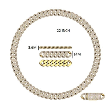 Miami Cuban Link Chain 26 Inch 30 mm Iced Out Heavyweight Diamond Necklace Frozen Empire Chain Gurukrupa-Gems