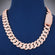 New Arrival 22 inch 20mm Custom Cuban Link Necklace with Lab Grown Diamond VVS Fully Iced Out 18k Mens Rose Gold Cuban Link Chain Necklace (Copy) Gurukrupa-Gems