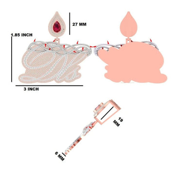 New Arrival European and American Custom Full Iced Out Jesus Face Pendant with Ball Cuban Link Chain Silver Gold Plating Rappers Women Men Heavy Necklace Gurukrupa-Gems