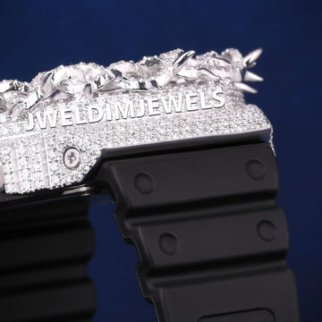 Original branded thorny iced out bezel watch d vvs diamond pass tester Gurukrupa-Gems