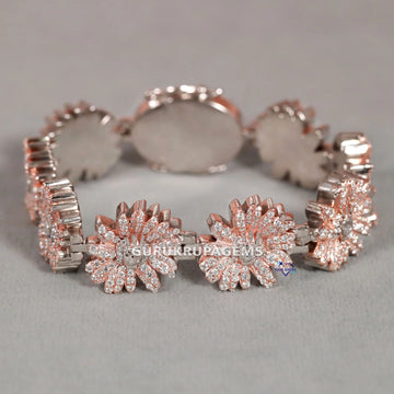 Our women's hip hop bracelet boasts flawless lab-grown diamonds, ensuring a unique and stylish accessory Gurukrupa-Gems