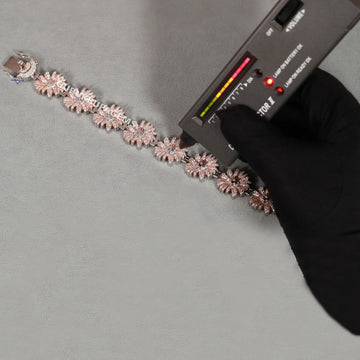 Our women's hip hop bracelet boasts flawless lab-grown diamonds, ensuring a unique and stylish accessory Gurukrupa-Gems