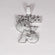 Personalize your 14kt white gold pendant in lab-grown diamond with enhance vvs clarity