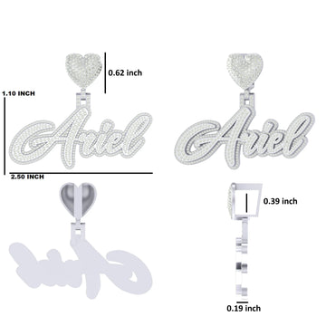 Personalized Design Hand Made Diamond Pendant Gurukrupa-Gems