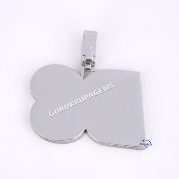Personalized hip hop round and baguette cut lab grown diamond pendant for men Gurukrupa-Gems