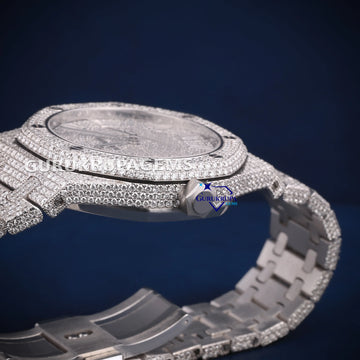 Ready to ship hip hop diamond watch for men women Gurukrupa-Gems