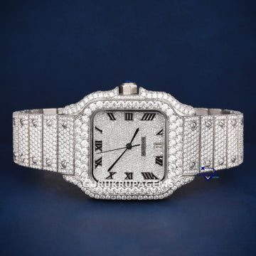 Regular Roman Dials Full White Buss Down Watch Gurukrupa-Gems