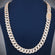 Two Tone Diamond Cuban Link Chain Necklace 22 Inch 15mm Iced Out for Mens and Womens Gurukrupa-Gems
