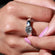 Simple Wedding solitaire diamond ring made from lab grown diamonds in 14 kt white gold-Gurukrupa-Gems
