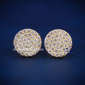 Simple yet elegant hip hop diamond earring for men women Gurukrupa-Gems