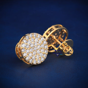 Simple yet elegant hip hop diamond earring for men women Gurukrupa-Gems