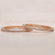 Sparkling Bangles to Adorn Your Wrist with 14 kt gold lab grown diamond bangles with vvs clarity diamonds Gurukrupa-Gems