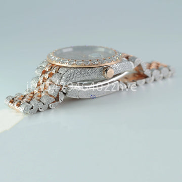 Step into the spotlight at any party with hip-hop moissanite diamond watch for men, boasting a stylish Arabic numeral