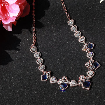 Step into the spotlight with 14kt gold lab grown diamond necklace for women with vvs clarity diamonds Gurukrupa-Gems