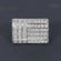 Stylish and elegant 14 kt white gold lab grown diamond hip hop ring for men to wear at party or wedding Gurukrupa-Gems